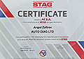 Сертификат STAG Ангел Зафиров